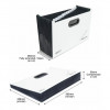 Carpeta de abanico RAPESCO® DIN A4 extra ancha 13 compartimentos blanca