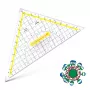ARISTO Escuadra geométrica con asa, 25,0 cm