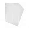 DURABLE Fundas para tarjetas de visita A4 para 2384/2388, transparente, 10 uds.