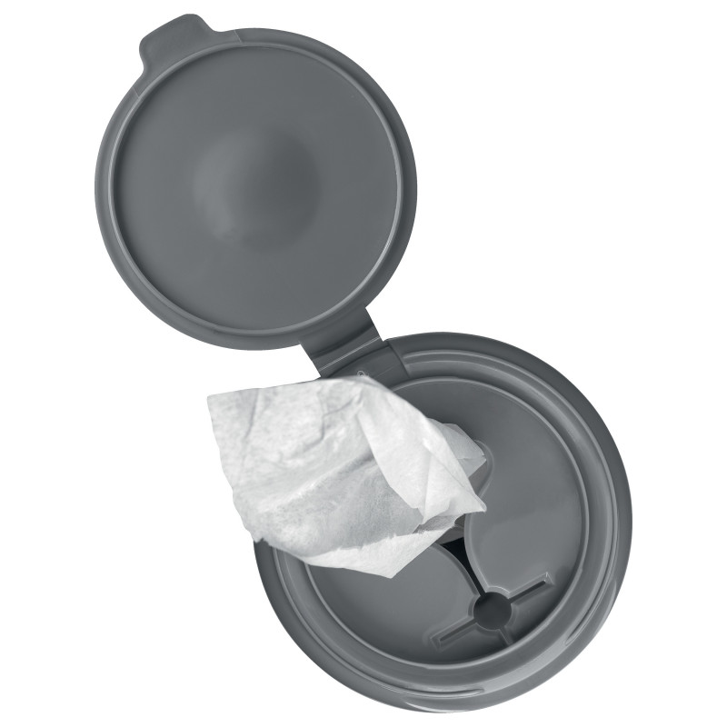 Nobo Toallitas limpiadoras para pizarra blanca, dispensador de plástico reciclado, 100 toallitas