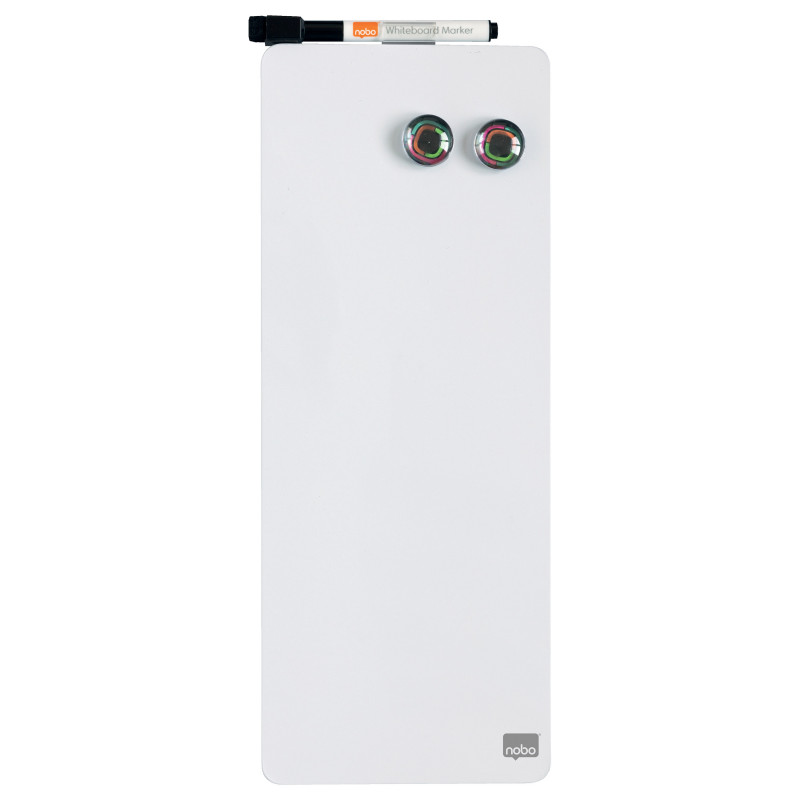 nobo Mini pizarra blanca, 14 x 36,5 cm