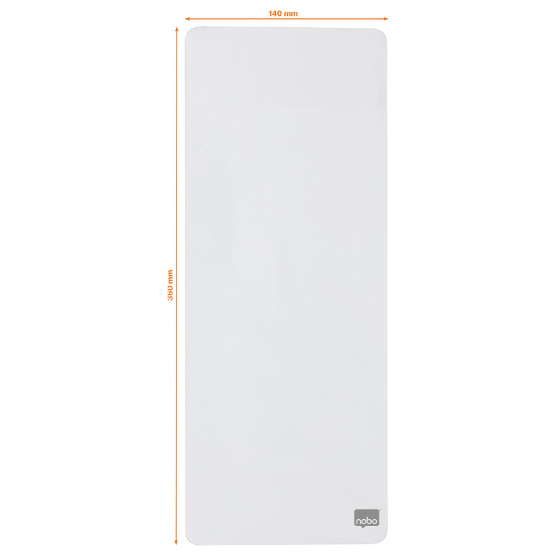 nobo Mini pizarra blanca, 14 x 36,5 cm