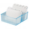 HAN A8 fichero DIN A8 300 fichas azul transparente