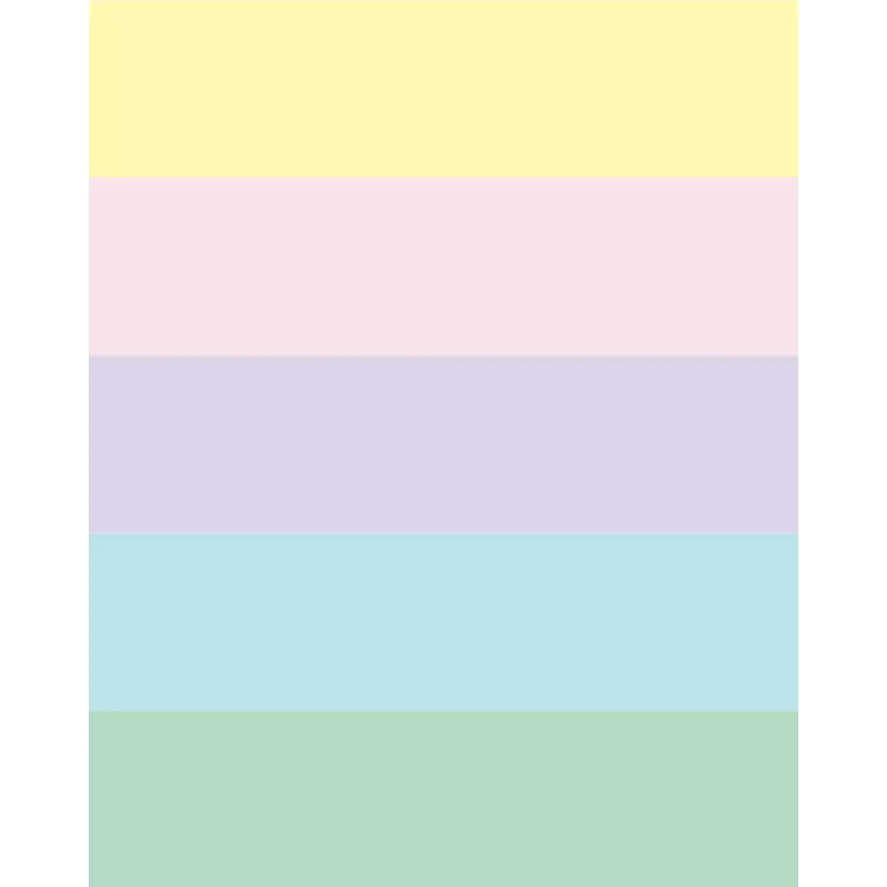 folia cinta adhesiva decorativa 10 mm x 10 m amarillo, rosa, lila claro, azul claro, verde