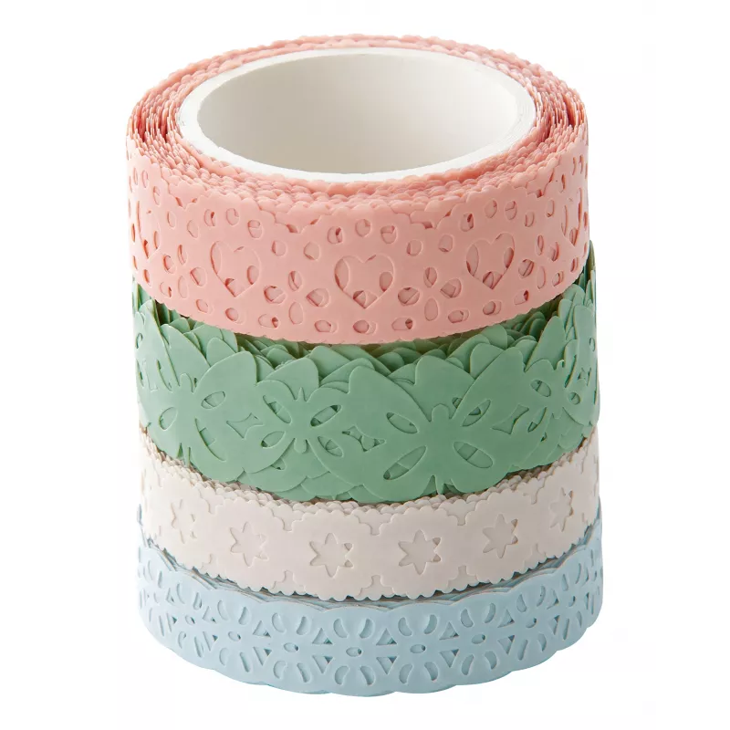 folia set de cinta washi Deco, 4 x 5 m, pastel