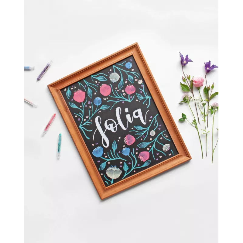 folia rotuladores de tiza, varios colores