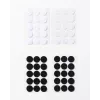 Folia puntos de velcro, negro y blanco (2301)