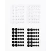 Folia puntos de velcro, negro y blanco (2306)