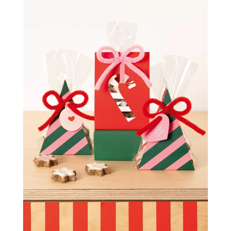 folia bolsas de fondo de PP SWEET CHRISTMAS