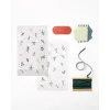 Folia bolsa de fondo PP A FLORAL CHRISTMAS, 14,5 x 23,5 cm
