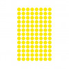 AVERY Zweckform Puntos de marcado 3013, amarillo, Ø 8 mm, 416 uds.