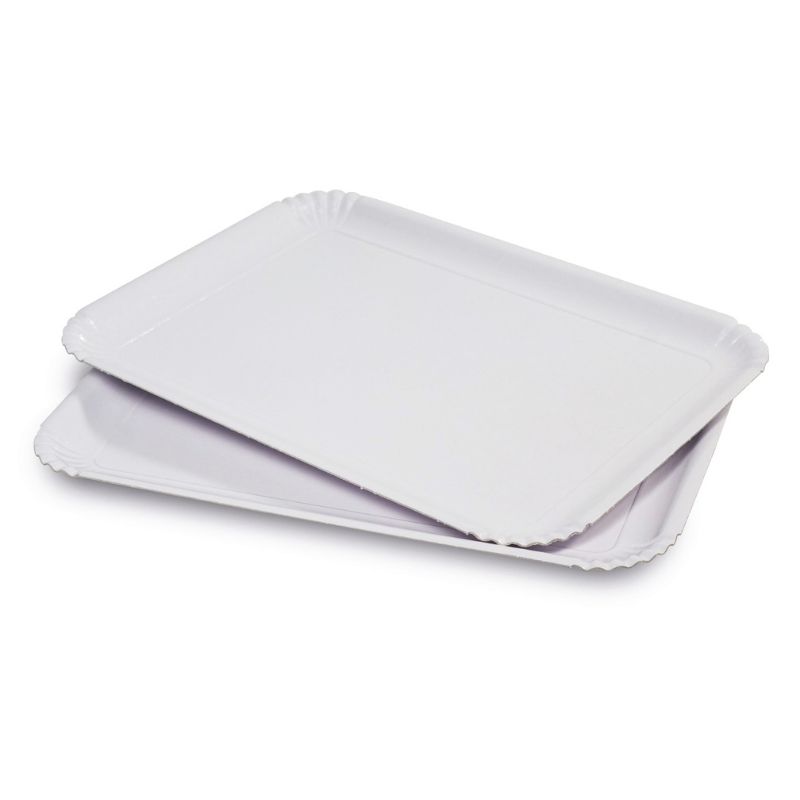 Guardini Bandejas de servir con papel de horno Easy Bake, blancas, 23 x 31 cm, pack de 3
