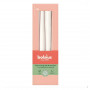 Bolsius velas de mesa 245/24 mm, blanco, 4 uds.