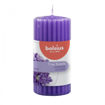 Bolsius True Scents vela aromática cilíndrica Ø58 x 120 mm, lavanda