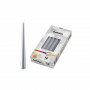 Bolsius vela de mesa 1 ud. 245/24 mm plata