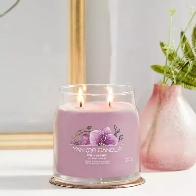 Yankee Candle vela Wild Orchid, mediana