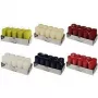 Papstar velas cilíndricas, Ø 40 x 90 mm, kiwi, pack de 10 (10585)