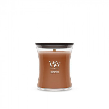WoodWick vela Radiant Amber, mediana