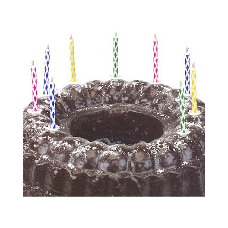 PAPSTAR velas mágicas de cumpleaños, 6 cm, multicolor