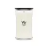 WoodWick White Teak Vela, grande, 610 g