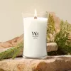WoodWick White Teak Vela, grande, 610 g