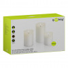 Goobay velas de cera real LED, blanco