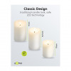 Goobay velas de cera real LED, blanco