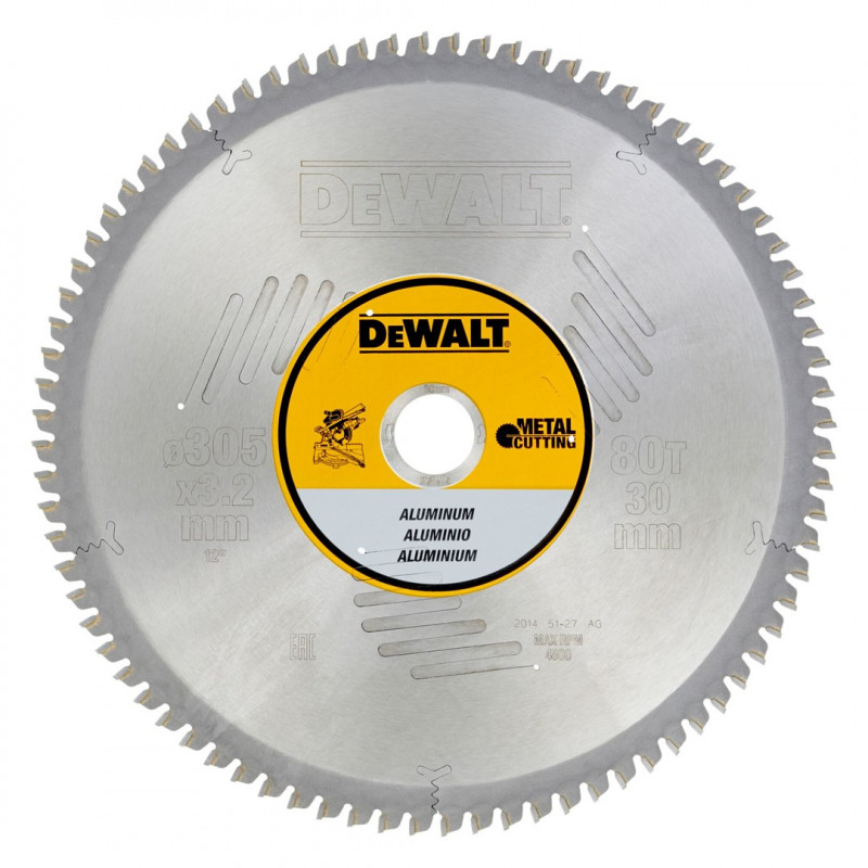 DeWALT DT1916-QZ hoja de sierra circular