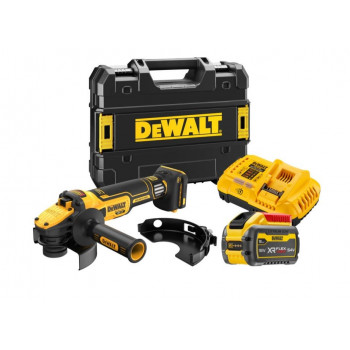 DeWalt amoladora angular 125mm 18V DCG409VSX1T 1x9.0Ah regulación de velocidad Tstak