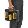DeWALT DWST08061-1 ToughSystem 2.0 caja de herramientas con iluminación, 14 l, negro/amarillo