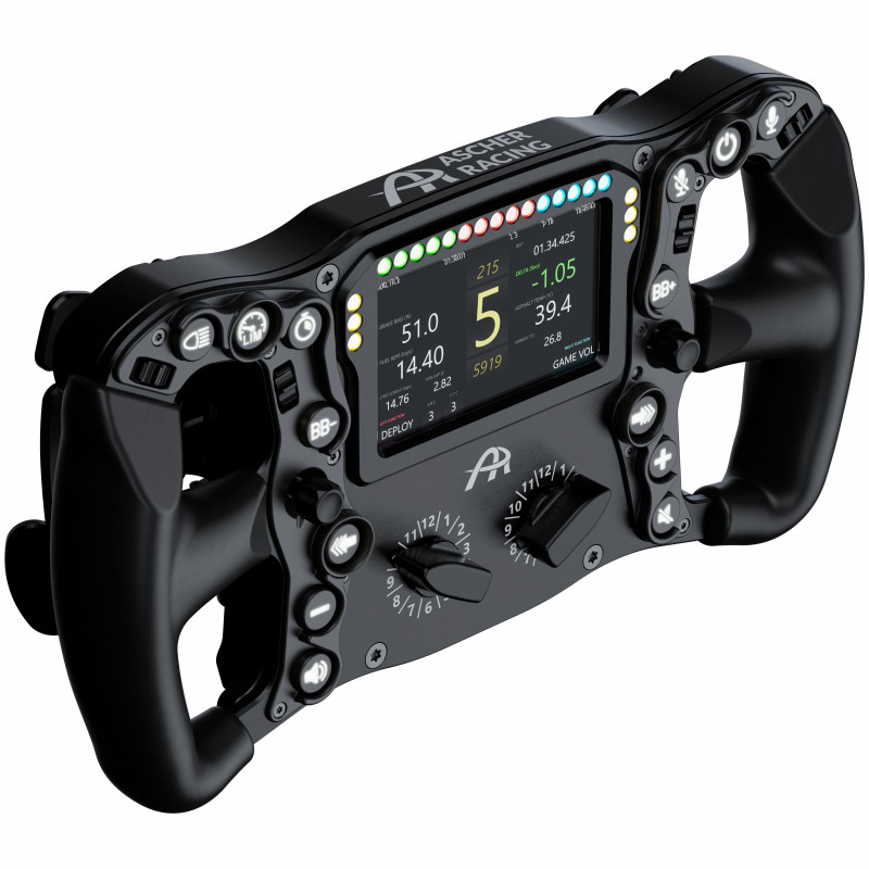 Ascher Racing Ultimate Black Edition Volante Sim-Racing