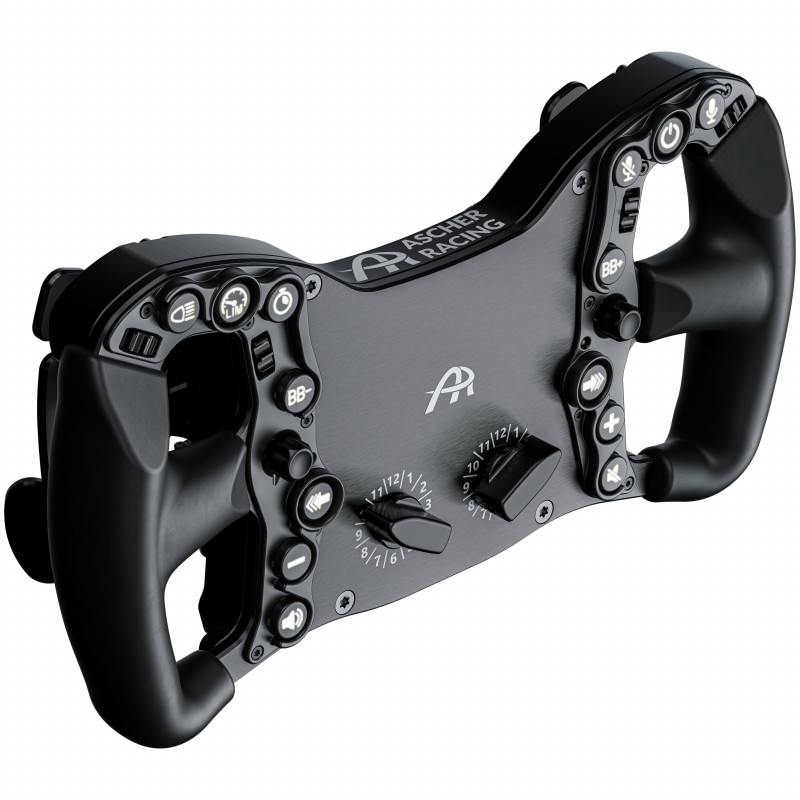 Ascher Racing Pro-USB Black Edition Volante Sim-Racing