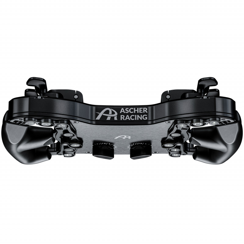 Ascher Racing Pro-USB Black Edition Volante Sim-Racing