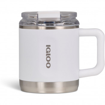 Igloo Coffee Mug vaso térmico, 15 oz (0,45 l), blanco