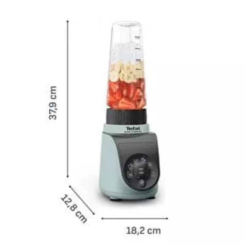 TEFAL Blend Up Essential batidora, 800 W, azul