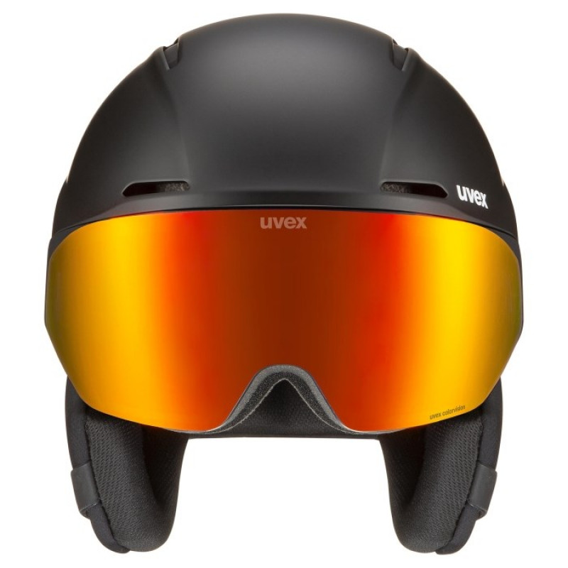 UVEX Horizon CV casco de esquí, negro, 55-59 cm (56/6/341/10)