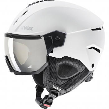UVEX Instinct Visor casco de esquí, negro/blanco, 56-58 cm (56/6/260/50)