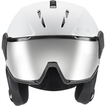 UVEX Instinct Visor casco de esquí, negro/blanco, 56-58 cm (56/6/260/50)