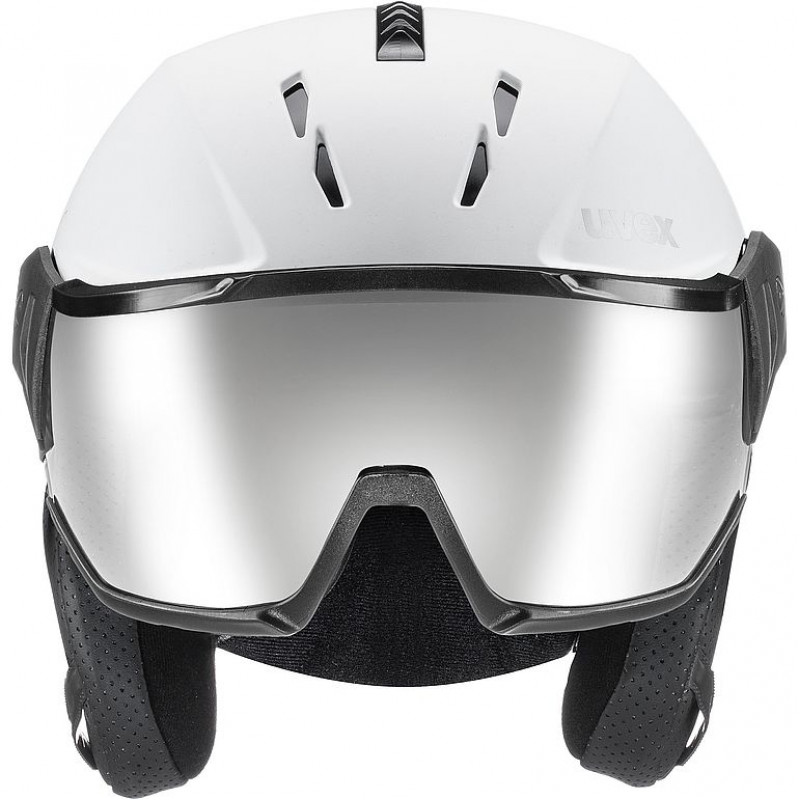 UVEX Instinct Visor casco de esquí, negro/blanco, 56-58 cm (56/6/260/50)
