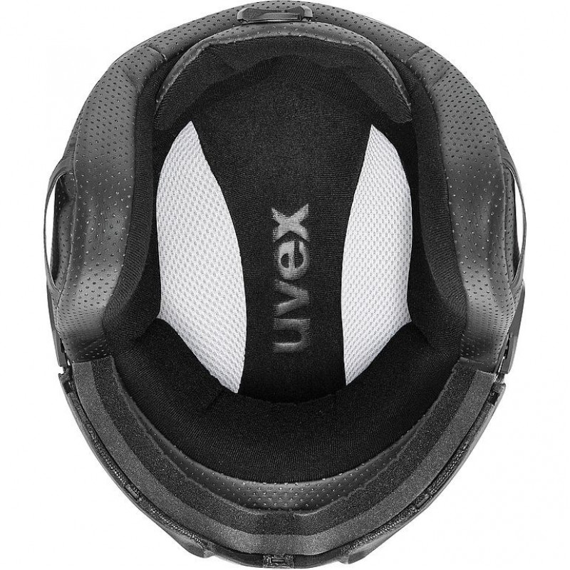 UVEX Instinct Visor casco de esquí, negro/blanco, 56-58 cm (56/6/260/50)