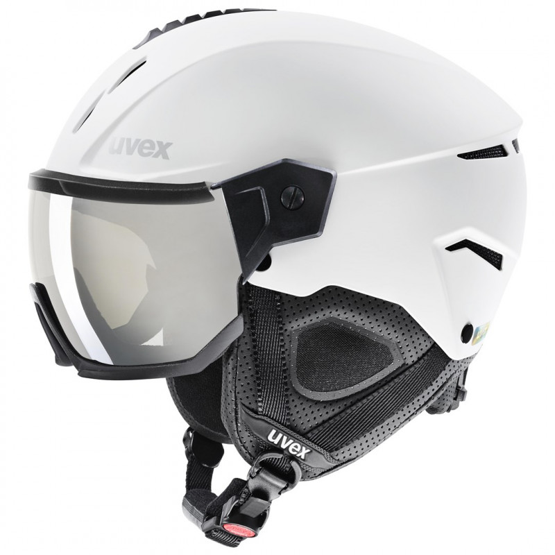 UVEX Instinct Visor casco de esquí, negro/blanco, 56-58 cm (56/6/260/50)