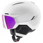 UVEX Horizon CV casco de esquí, blanco, 55-59 cm (56/6/341/11)