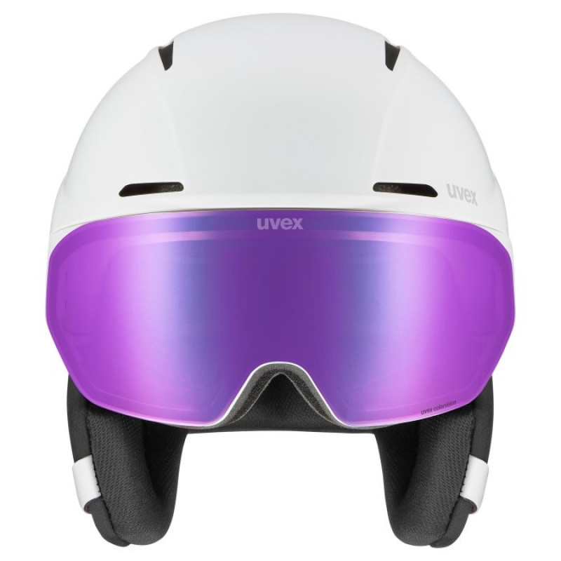 UVEX Horizon CV casco de esquí, blanco, 55-59 cm (56/6/341/11)