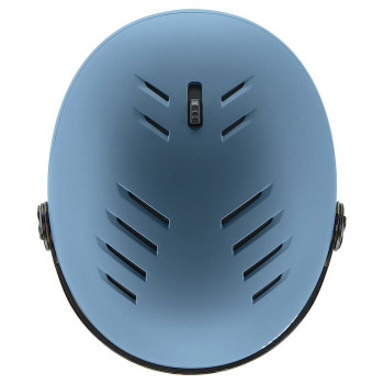 UVEX Wanted Visor casco de esquí, Piedra/Azul, 58-61