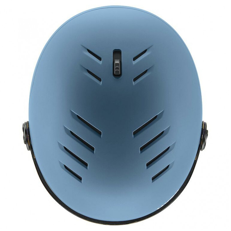 UVEX Wanted Visor casco de esquí, Piedra/Azul, 58-61