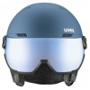 UVEX Wanted Visor casco de esquí, Piedra/Azul, 58-61