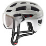 UVEX Finale Visor casco de bicicleta, blanco/arena, 52-57