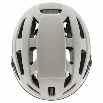UVEX Finale Visor casco de bicicleta, blanco/arena, 52-57