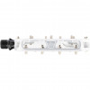 Leatt AllMtn 6.0 Flat pedales de bicicleta, plataforma estrecha 114x100 mm, plata