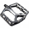 Leatt AllMtn 6.0 Flat pedales de bicicleta, plataforma estrecha 114x100 mm, negro